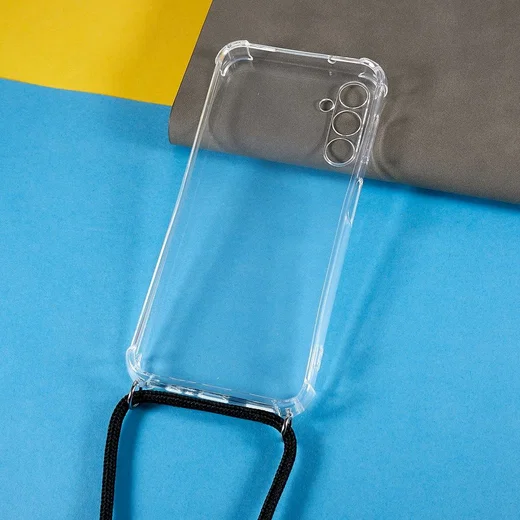 Samsung Galaxy A54 Hoesje met Koord Schokbestendig TPU Transparant afbeelding 11