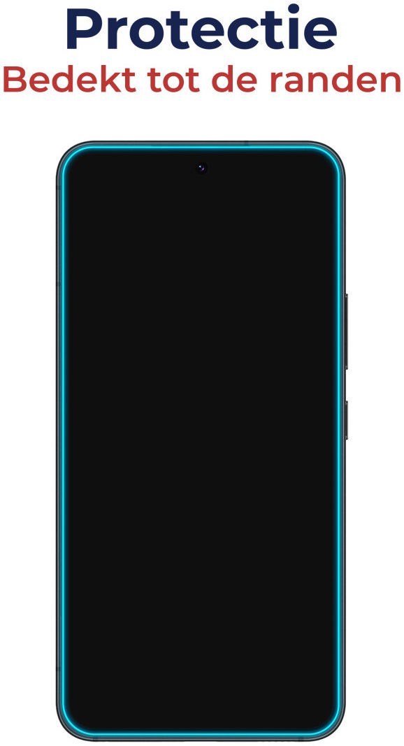 Rosso Samsung Galaxy S23 Tempered Glass Fingerprint en Case Friendly afbeelding 5