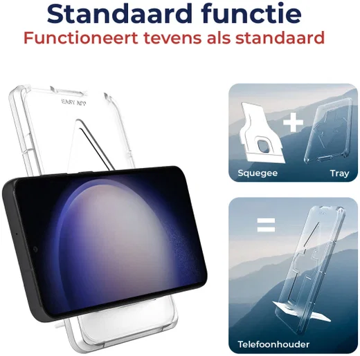 Rosso Samsung Galaxy S23 Plus Tempered Glass Fingerprint Case Friendly afbeelding 6