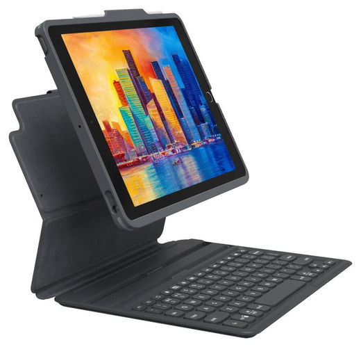 ZAGG Pro Keys iPad 10.2 (2021/2020/2019) Hoes met Toetsenbord Zwart afbeelding 1