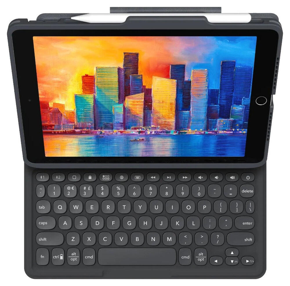 ZAGG Pro Keys iPad 10.2 (2021/2020/2019) Hoes met Toetsenbord Zwart afbeelding 2
