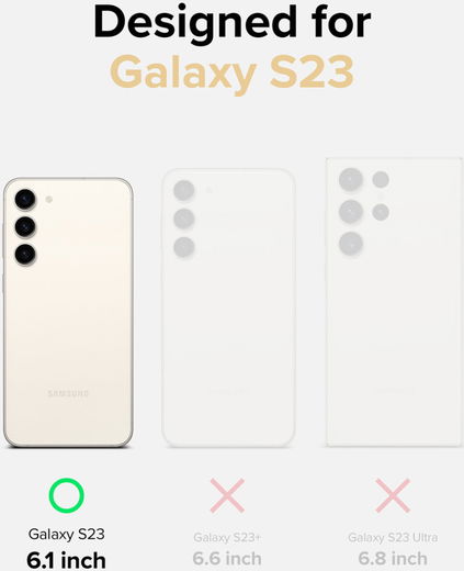 Ringke Fusion Samsung Galaxy S23 Hoesje Back Cover Transparant afbeelding 14