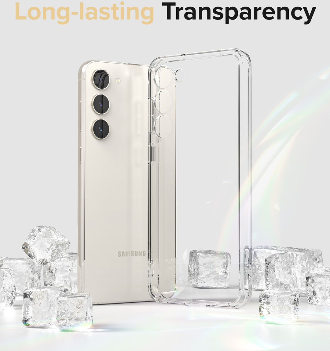 Ringke Fusion Samsung Galaxy S23 Hoesje Back Cover Transparant afbeelding 6