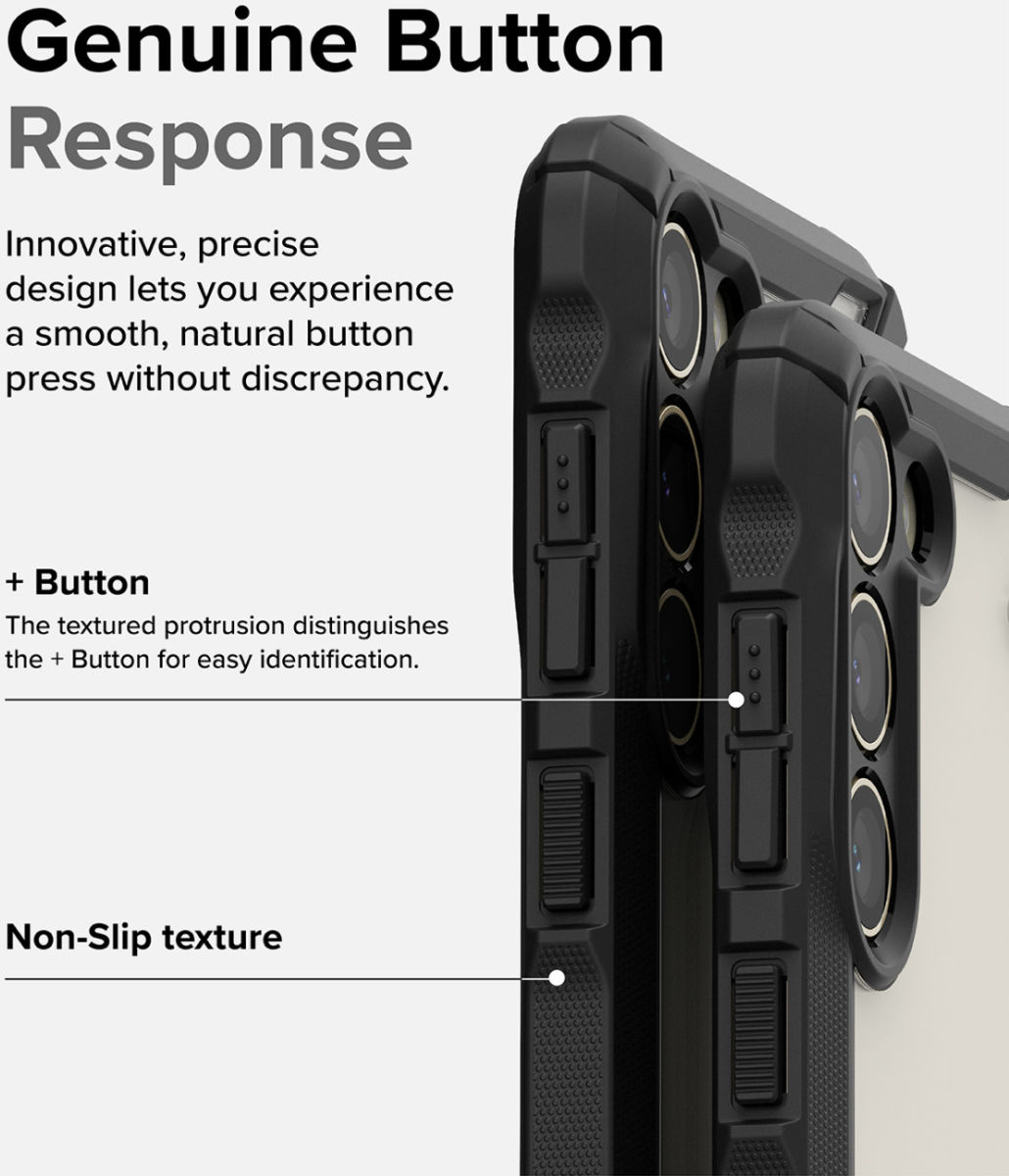 Ringke Fusion X Samsung Galaxy S23 Hoesje Back Cover Transparant Zwart afbeelding 11