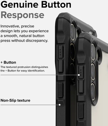 Ringke Fusion X Samsung Galaxy S23 Hoesje Back Cover Transparant Zwart afbeelding 11