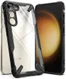 Ringke Fusion X Samsung Galaxy S23 Hoesje Back Cover Transparant Zwart afbeelding 2
