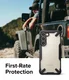 Ringke Fusion X Samsung Galaxy S23 Hoesje Back Cover Transparant Zwart afbeelding 5