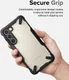 Ringke Fusion X Samsung Galaxy S23 Hoesje Back Cover Transparant Zwart afbeelding 6