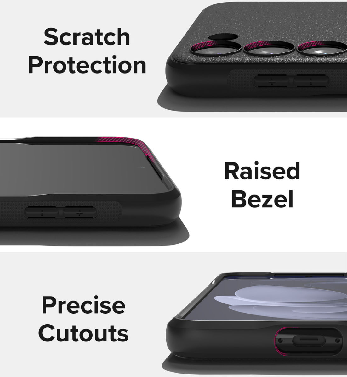 Ringke Onyx Samsung Galaxy S23 Hoesje Flexibel TPU Back Cover Zwart afbeelding 9