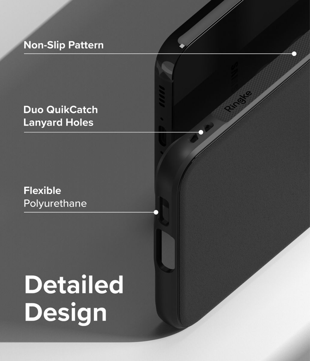 Ringke Onyx Samsung Galaxy S23 Hoesje Flexibel TPU Back Cover Zwart afbeelding 10