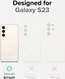 Ringke Onyx Samsung Galaxy S23 Hoesje Flexibel TPU Back Cover Zwart afbeelding 13