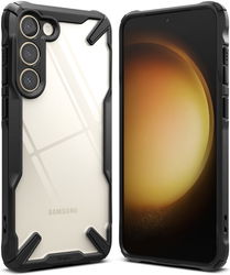 Ringke Fusion X Samsung Galaxy S23 Plus Hoesje Back Cover Zwart afbeelding