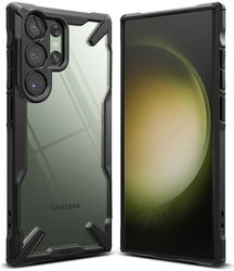 Ringke Fusion X Samsung Galaxy S23 Ultra Hoesje Back Cover Zwart afbeelding