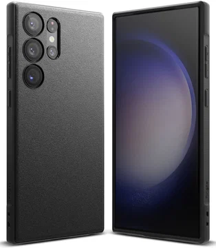 Ringke Onyx Samsung Galaxy S23 Ultra Hoesje TPU Back Cover Zwart