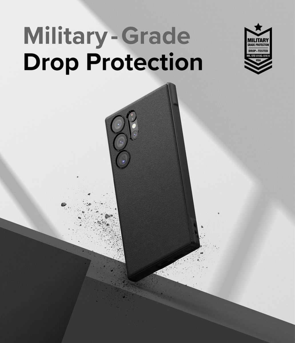 Ringke Onyx Samsung Galaxy S23 Ultra Hoesje TPU Back Cover Zwart afbeelding 3