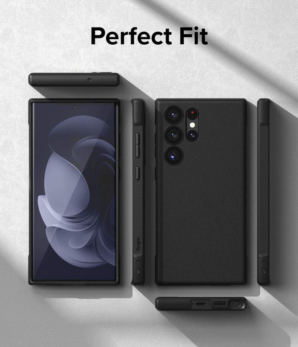Ringke Onyx Samsung Galaxy S23 Ultra Hoesje TPU Back Cover Zwart afbeelding 8