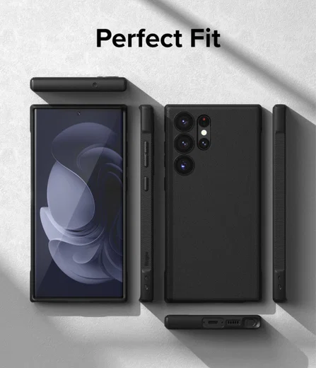 Ringke Onyx Samsung Galaxy S23 Ultra Hoesje TPU Back Cover Zwart afbeelding 8