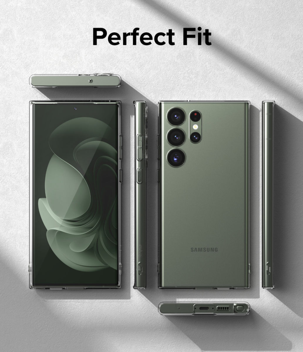 Ringke Air Samsung S23 Ultra Hoesje Flexibel TPU Transparant afbeelding 8