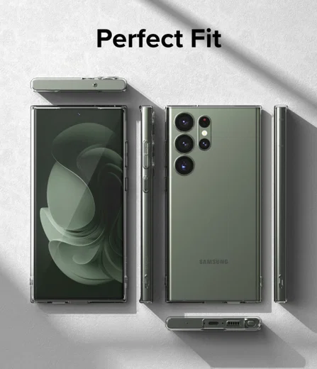 Ringke Air Samsung S23 Ultra Hoesje Flexibel TPU Transparant afbeelding 8