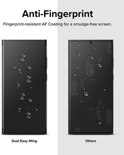 Ringke Dual Easy Film Samsung Galaxy S23 Ultra Screen Protector 2-Pack afbeelding 9
