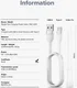 Ringke Pastel 2.4A USB 2.0 naar USB-C Snellaad Kabel 12W 2 Meter Wit afbeelding 11