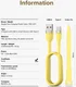 Ringke Pastel 2.4A USB 2.0 naar USB-C Snellaad Kabel 12W 2 Meter Geel afbeelding 11