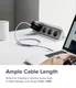 Ringke Pastel 3A USB-C Snellaad Kabel PD 3.0 en QC 3.0 60W 1.2M Zwart afbeelding 5