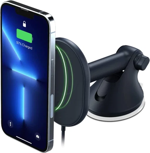 iOttie MagSafe Raam/Dashboard Telefoonhouder Auto met Opladen 7.5W afbeelding 1