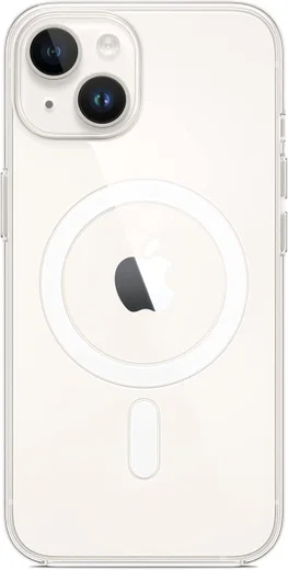 Origineel Apple iPhone 14 Hoesje MagSafe Clear Case Transparant afbeelding 1