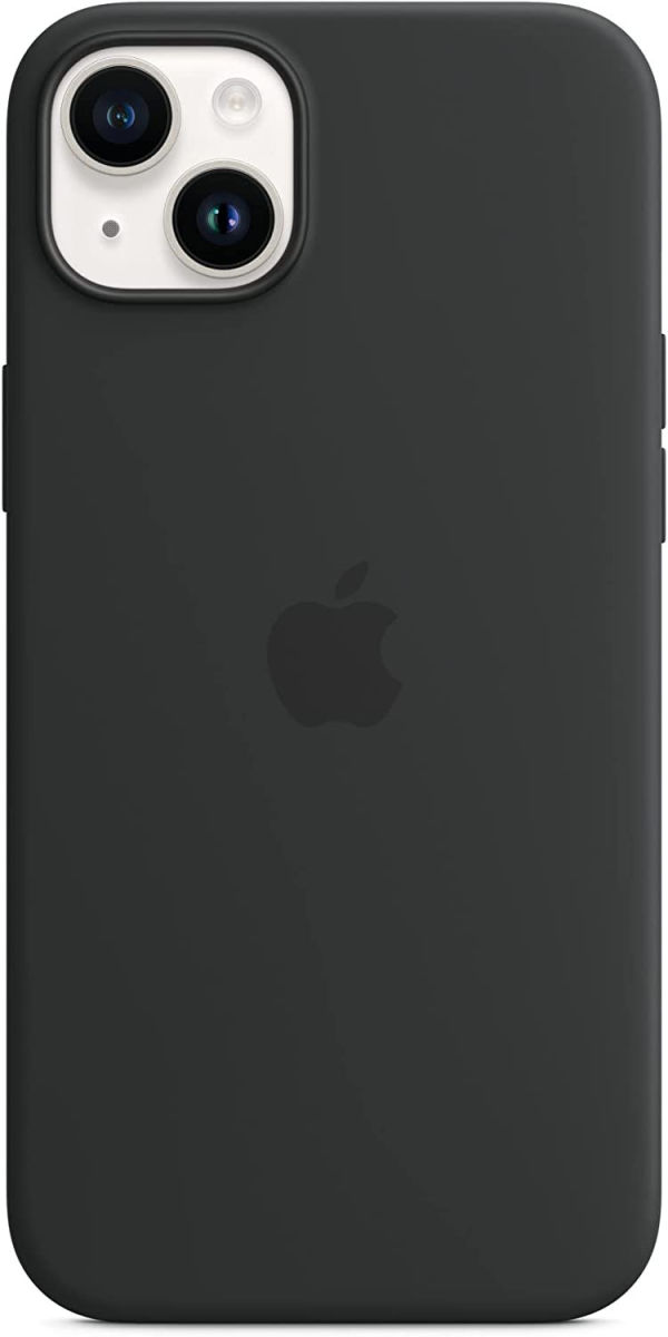 Origineel Apple iPhone 14 Plus Hoesje MagSafe Silicone Case Zwart afbeelding 1