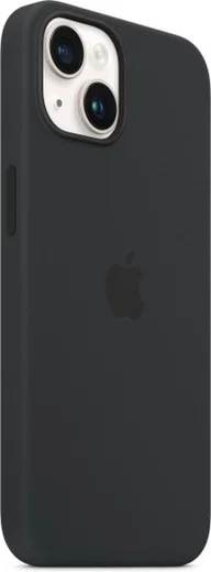 Origineel Apple iPhone 14 Plus Hoesje MagSafe Silicone Case Zwart afbeelding 3