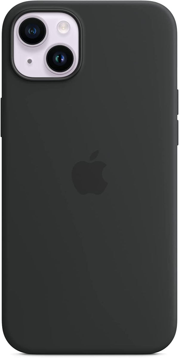 Origineel Apple iPhone 14 Plus Hoesje MagSafe Silicone Case Zwart afbeelding 6