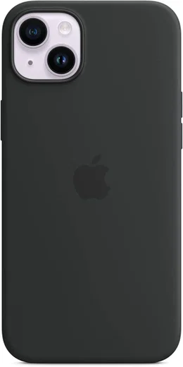 Origineel Apple iPhone 14 Plus Hoesje MagSafe Silicone Case Zwart afbeelding 6