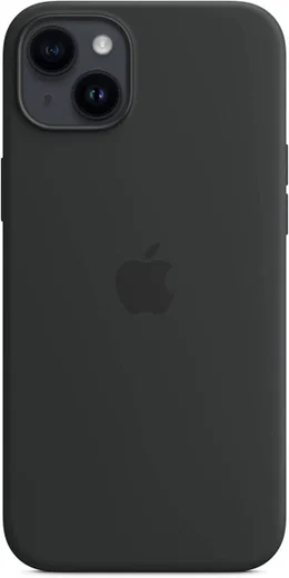 Origineel Apple iPhone 14 Plus Hoesje MagSafe Silicone Case Zwart afbeelding 7