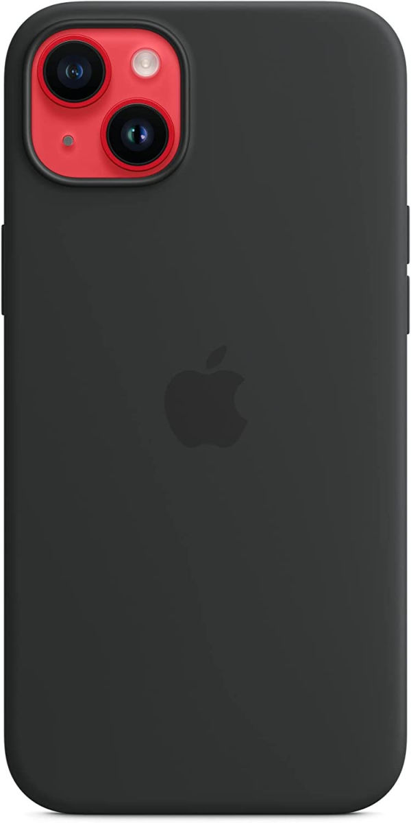 Origineel Apple iPhone 14 Plus Hoesje MagSafe Silicone Case Zwart afbeelding 2
