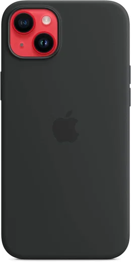 Origineel Apple iPhone 14 Plus Hoesje MagSafe Silicone Case Zwart afbeelding 2