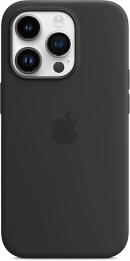 Origineel Apple iPhone 14 Pro Hoesje MagSafe Silicone Case Zwart afbeelding 1