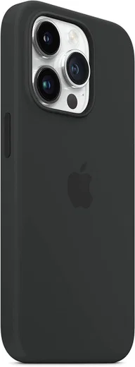 Origineel Apple iPhone 14 Pro Hoesje MagSafe Silicone Case Zwart afbeelding 2