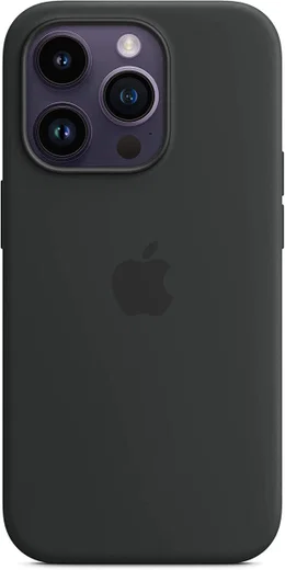 Origineel Apple iPhone 14 Pro Hoesje MagSafe Silicone Case Zwart afbeelding 4