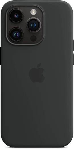 Origineel Apple iPhone 14 Pro Hoesje MagSafe Silicone Case Zwart afbeelding 6