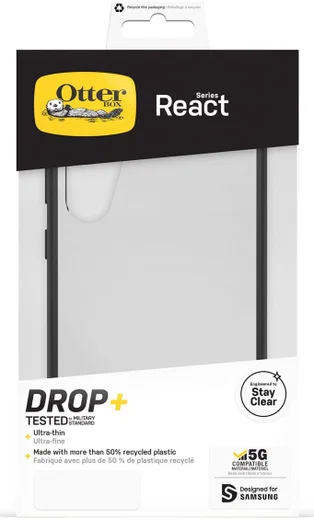 OtterBox React Samsung Galaxy S23 Plus Hoesje Back Cover Zwart afbeelding 5