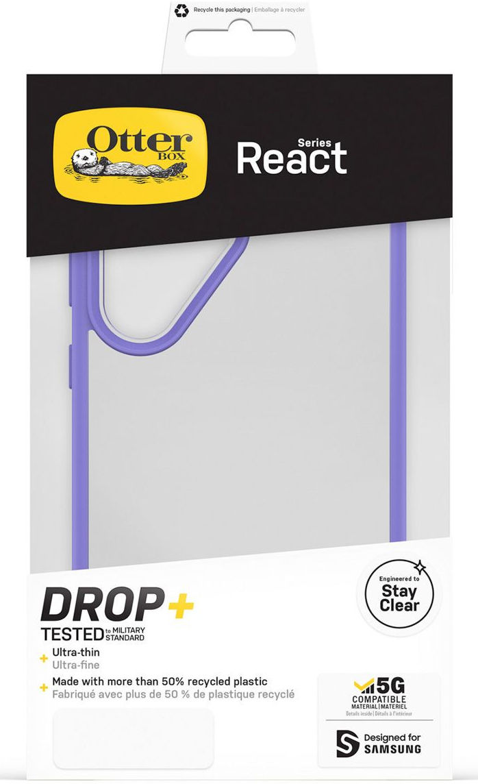 OtterBox React Samsung Galaxy S23 Ultra Hoesje Back Cover Paars afbeelding 5