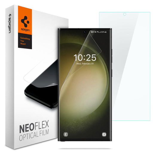 Spigen Neo Flex Samsung Galaxy S23 Ultra Screen Protector (2-Pack) afbeelding 1