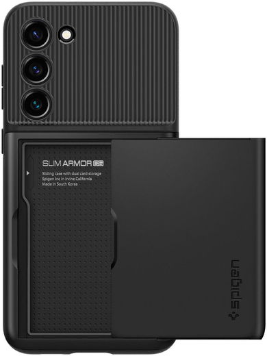 Spigen Slim Armor CS Samsung Galaxy S23 Plus Hoesje Back Cover Zwart afbeelding 6