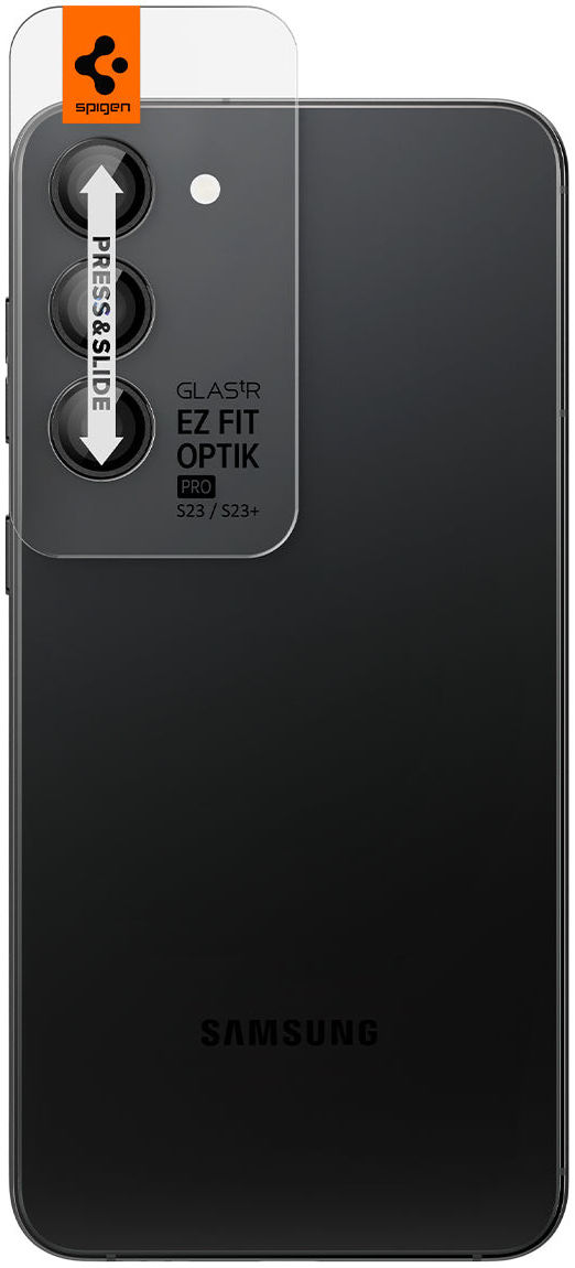 Spigen Optik Samsung Galaxy S23/S23 Plus Camera Lens Protector 2-Pack afbeelding 2