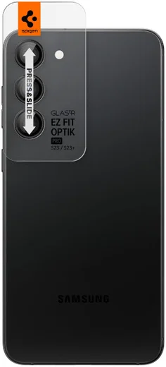 Spigen Optik Samsung Galaxy S23/S23 Plus Camera Lens Protector 2-Pack afbeelding 2