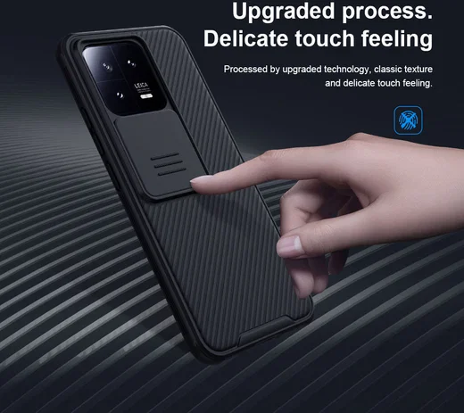 Nillkin CamShield Xiaomi 13 Hoesje met Camera Slider Back Cover Zwart afbeelding 9