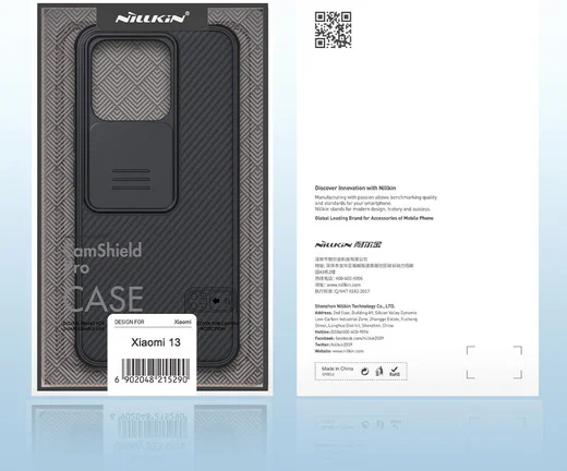 Nillkin CamShield Xiaomi 13 Hoesje met Camera Slider Back Cover Zwart afbeelding 18