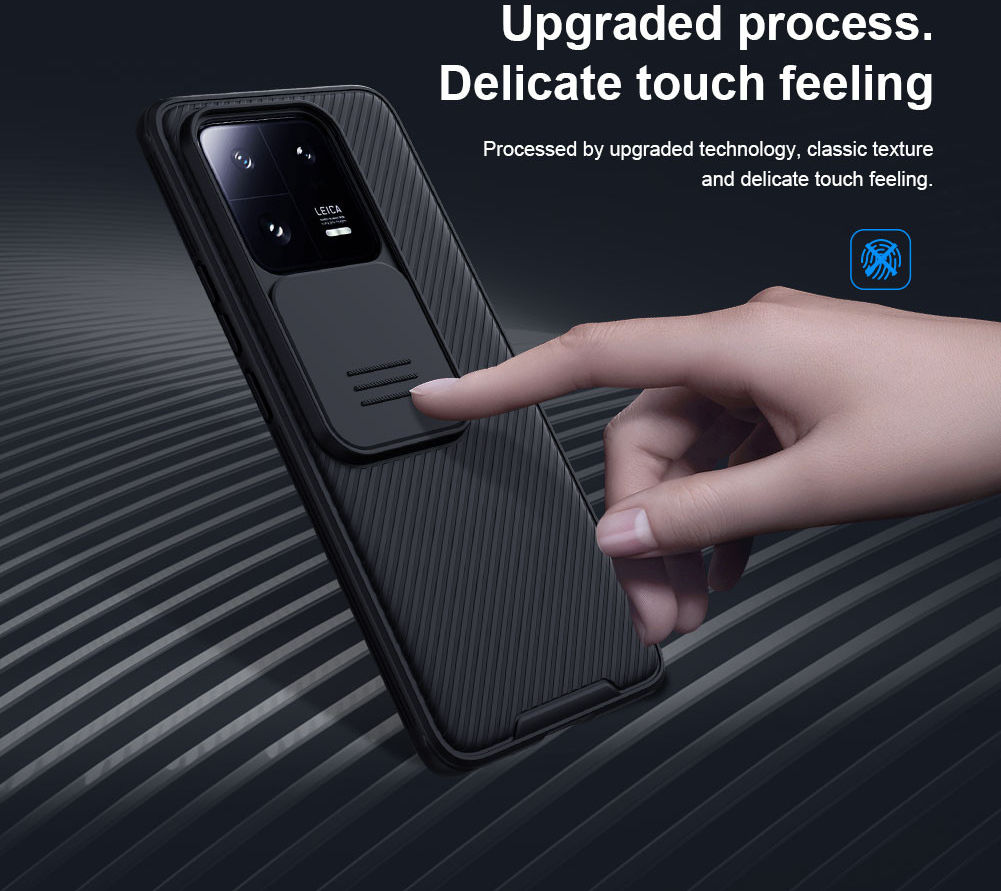 Nillkin CamShield Xiaomi 13 Pro Hoesje met Camera Slider Blauw afbeelding 8