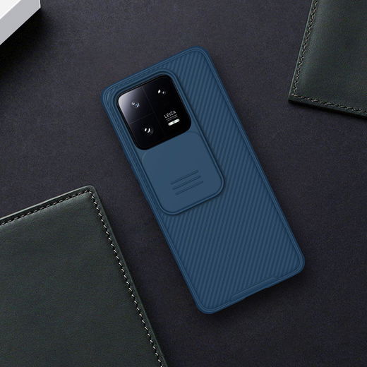 Nillkin CamShield Xiaomi 13 Pro Hoesje met Camera Slider Blauw afbeelding 12